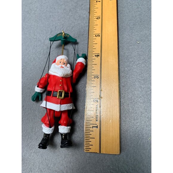 Hallmark Keepsake Ornament Santa Claus Marionette 2001 Collectors Club Christmas - Picture 6 of 7